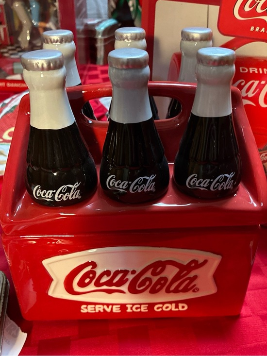 Coca Cola Other - Vintage Coca Cola Ceramic Houston Harvest 6 Pack Bottles Cookie Jar
